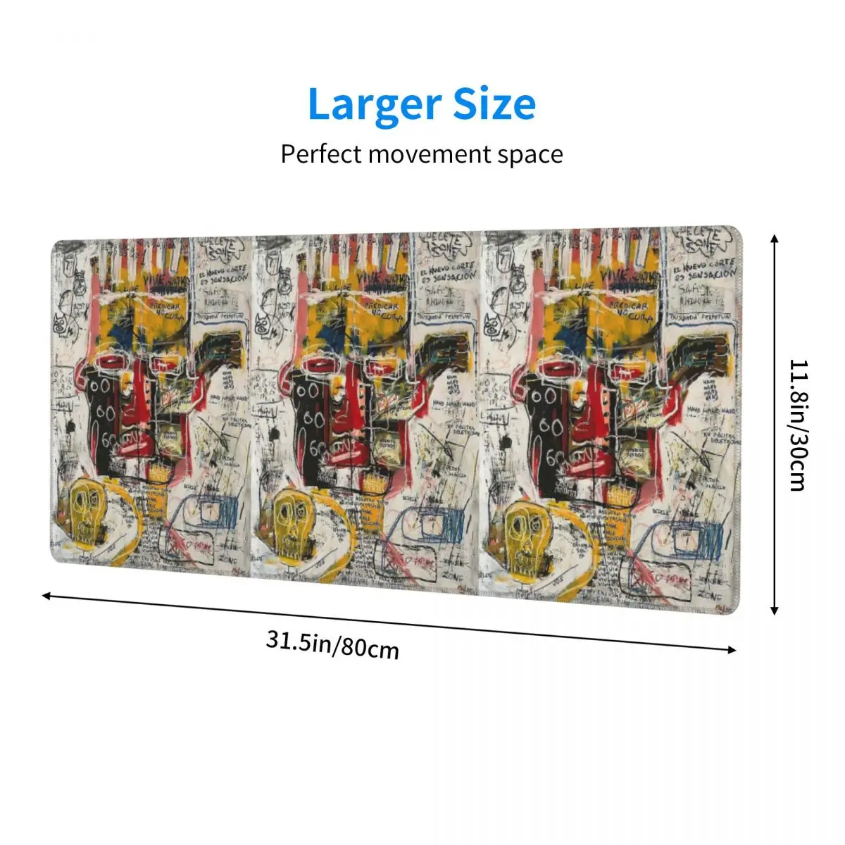 Random Face Large Mouse Pad Computer Keyboard Mouse Mat Gaming PC Laptop Desk Mat Office Accessories Table Mats