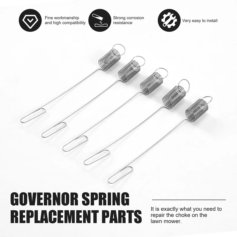 Resorte ABUL-5Pcs para Briggs & Stratton 699056   Pieza de repuesto del resorte del gobernador