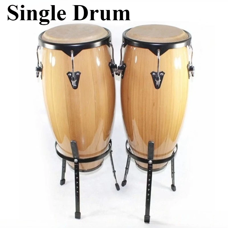 12-Inch Wooden Conga Drum Set for Beginners