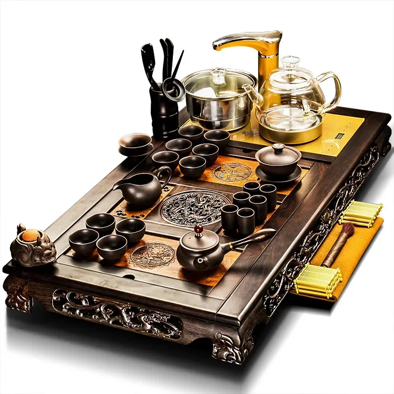 أدوات محمولة طقم شاي حفل وعاء السلطانية ملعقة الصينية الفاخرة ماتشا طقم شاي كسول بعد الظهر غرفة المعيشة Juego De Teaware