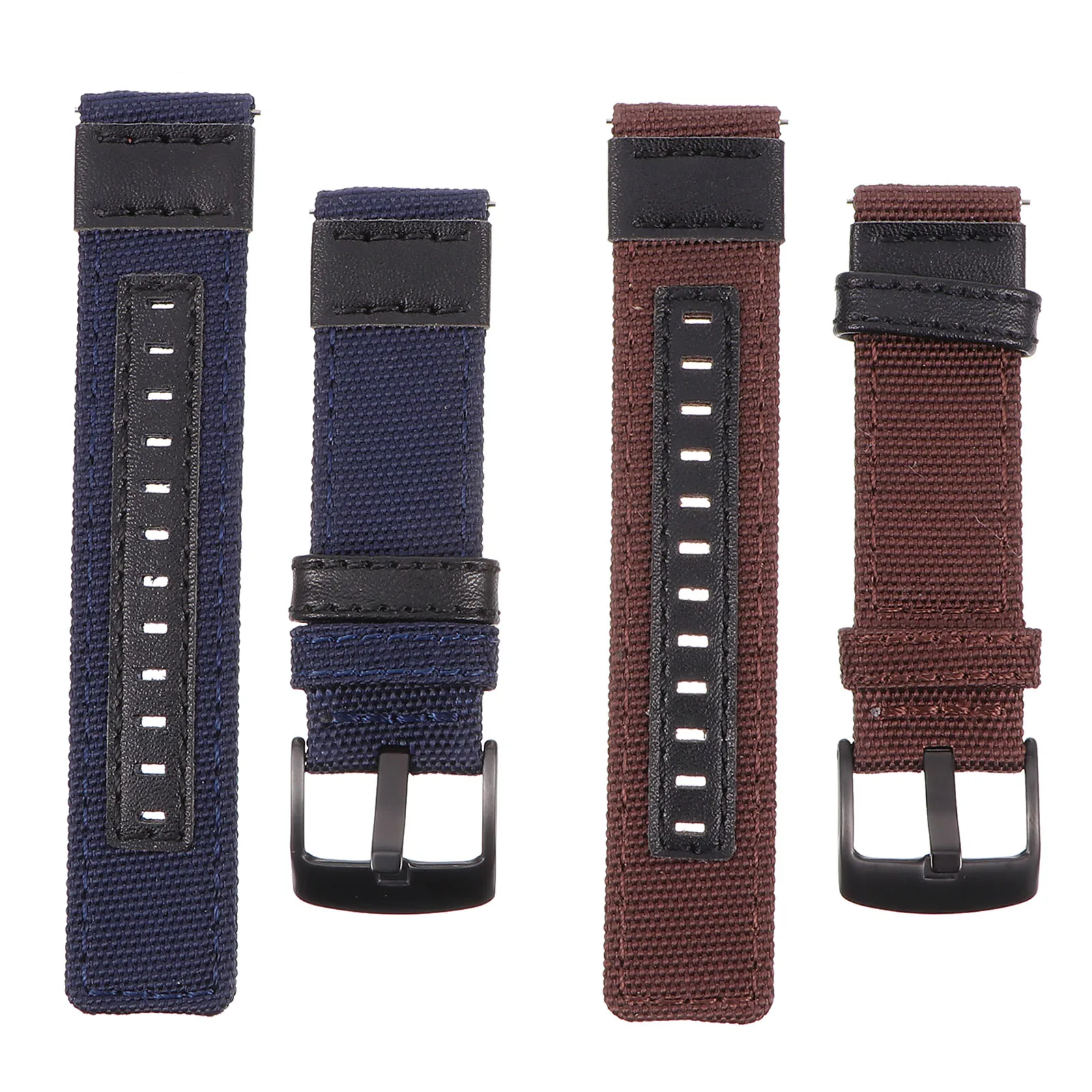 

2 Pcs Strap Watch Accessories Band Wrist Straps Advanced Replacement Canvas Wristbands for Women Man