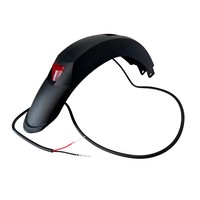 Original Rear Fender with Taillight for KUGOO KIRIN KuKirin S1 Pro Electric Scooter Rear Tail Light Lamp Mudguard Spare Parts