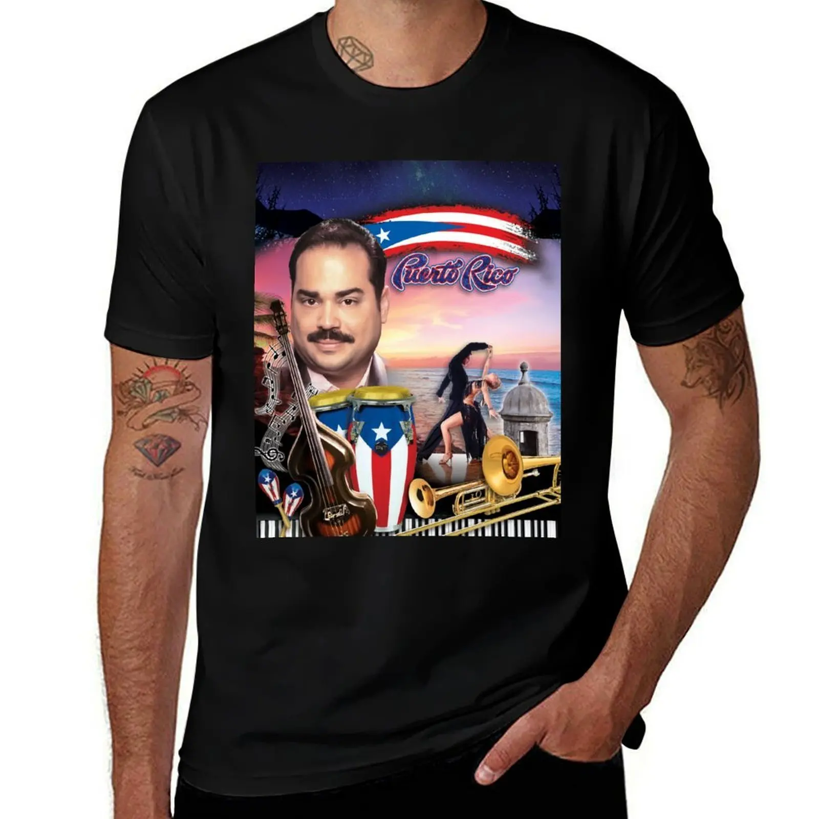 Gilberto Santa Rosa, Puerto Rico T-Shirt Holiday Party for Men T-Shirt
