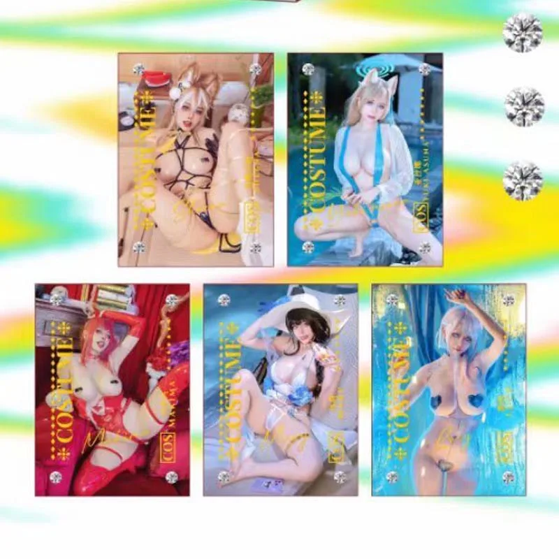 Goddess Story Collection Cards Sexy Complete Set Black Stockings Temptation Sexual Games Trading Anime Cards