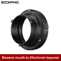 Bowens to Elinchrom Interchangeable Mount Ring Adapter for Photography Light Flash Softbox Accessories