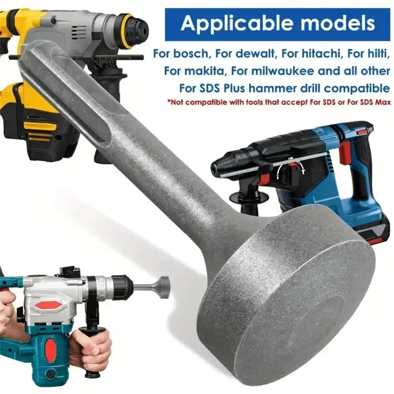 

85mm Ground Rod Driver Adapter-Heavy Duty Steel Drill Bit Socket for Rotary Tools, Universal Compatibility&Wear Resistant Design