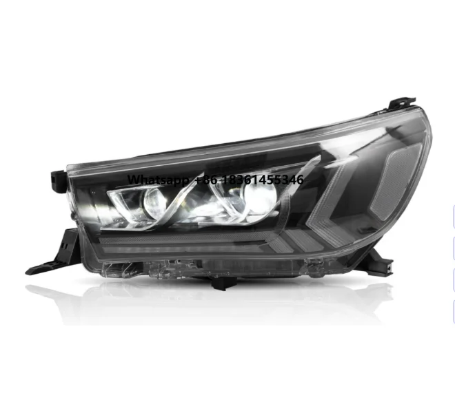 

VLAND Full LED Headlights With Sequential Turn Signal+DRL Front Head Light Headlamp 2015-2019 for HILUX/REVO/ROCCO