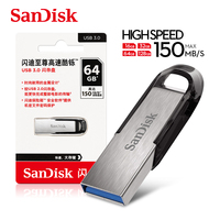 Genuine Sandisk Ultra Flair USB 3.0 Flash Drive 64GB Flash Stick 128GB Pen Drive 256GB High Speed 32GB Memoria Metal U Disk
