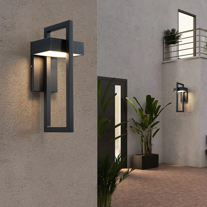 Waterproof Outdoor LED Wall light Retro Style IP65 Garden Porch Wall Light Villa Balcony Light Outdoor Furniture Decoration