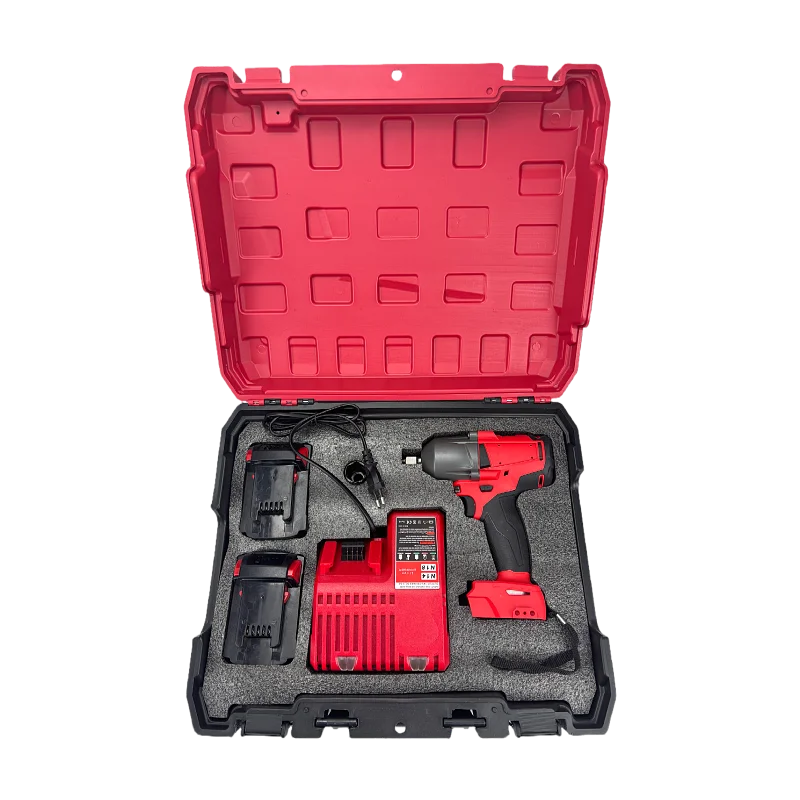18V Industrial Li-Ion Battery 700NM Torque Brushless Impact Wrench 1 Piece Drive Electric Cordless Wrench