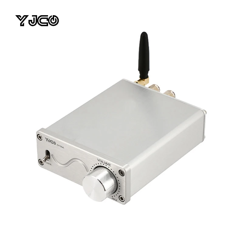 

Мини-усилитель мощности YJCO с двумя TPA3116, Bluetooth 5.0, Hi-Fi стерео, цифровой класс D, 2.0-канальный выход, мощность 100 Вт, усилитель D100A