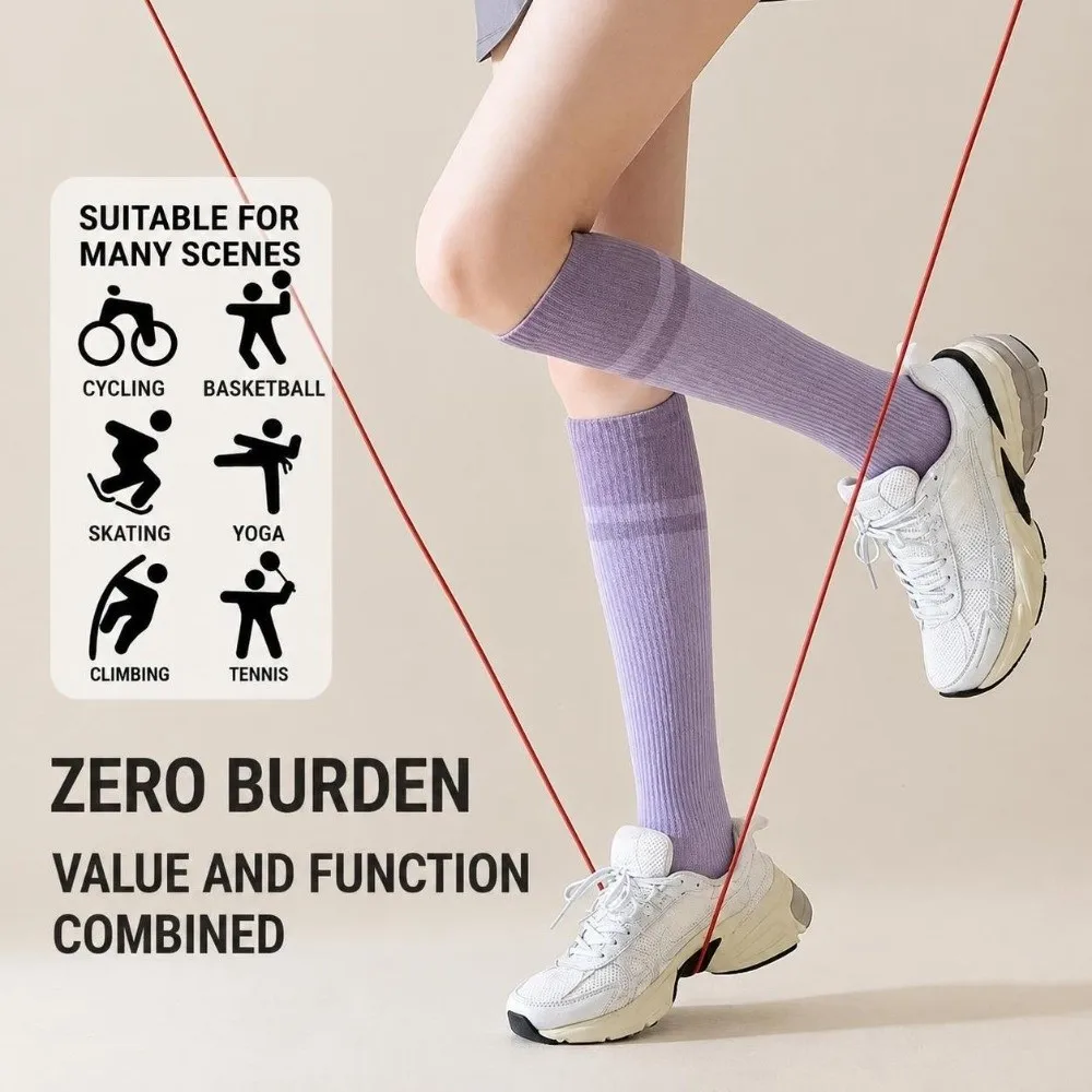 Grip Socks Non-slip Yoga Socks Elastic Lightweight Compression Socks Free Size Patchwork Pilates Socks Women