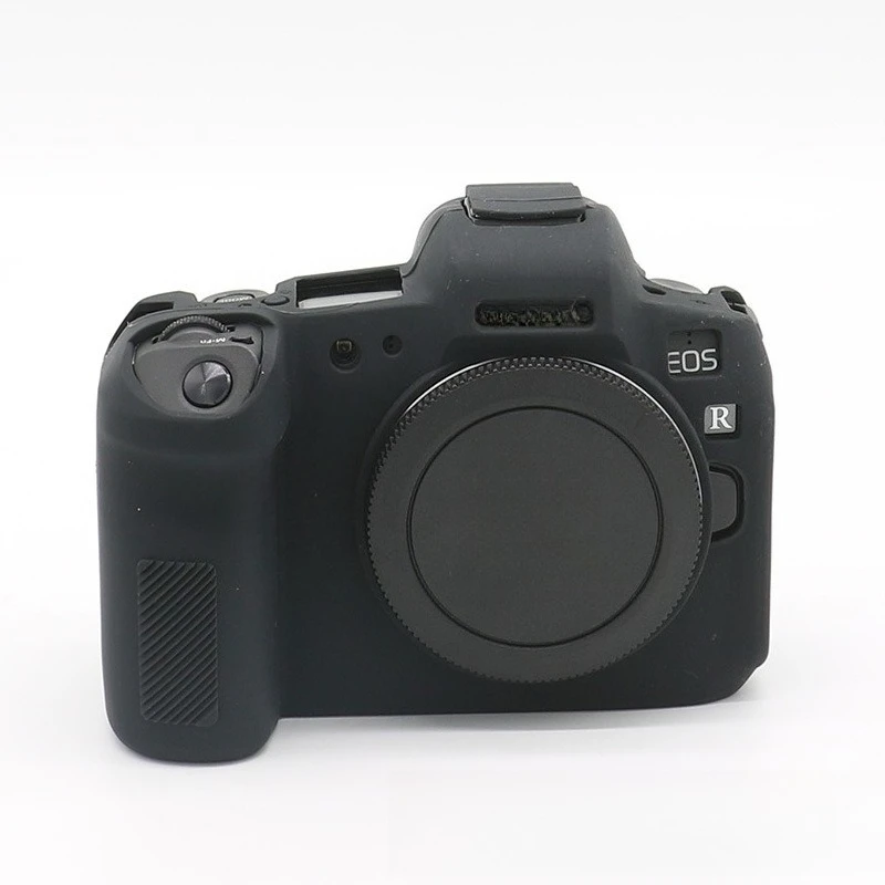 For Canon EOS R EOSR Micro Single Camera Silicone Case Protective Case Storage Bag Camera soft case bag +1PCS Free Tempered Film