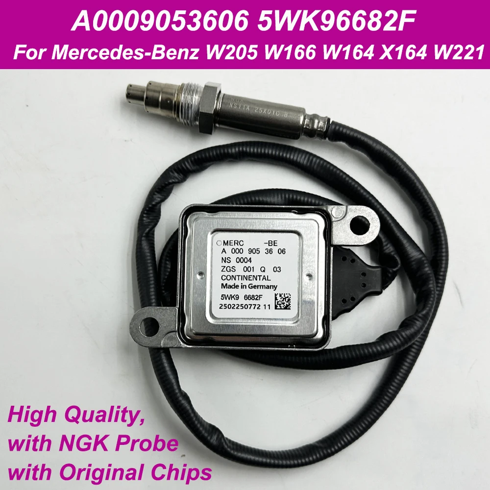 

NEW Nitrogen Oxygen Sensor A0009053606 5WK96682F 12V For Mercedes-Benz W205 W166 W164 X164 W221 5WK9 6682F 0009053606