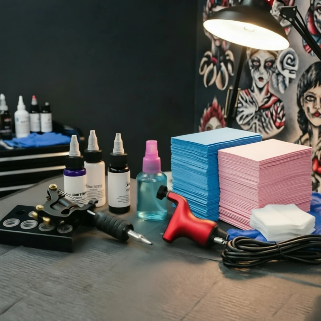 

Tattoo Clean Pad Tattoo Table Covers Clean Pad Patient Dental Napkins Beauty Tattoo Accessories Bibs