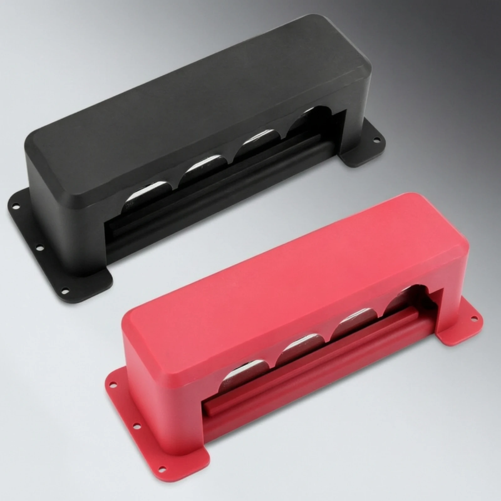 Bus Bar with Cover M10 Power Distribution Block with Cover Power Distribution Block Heavy-Duty Hardware Tinned Copper