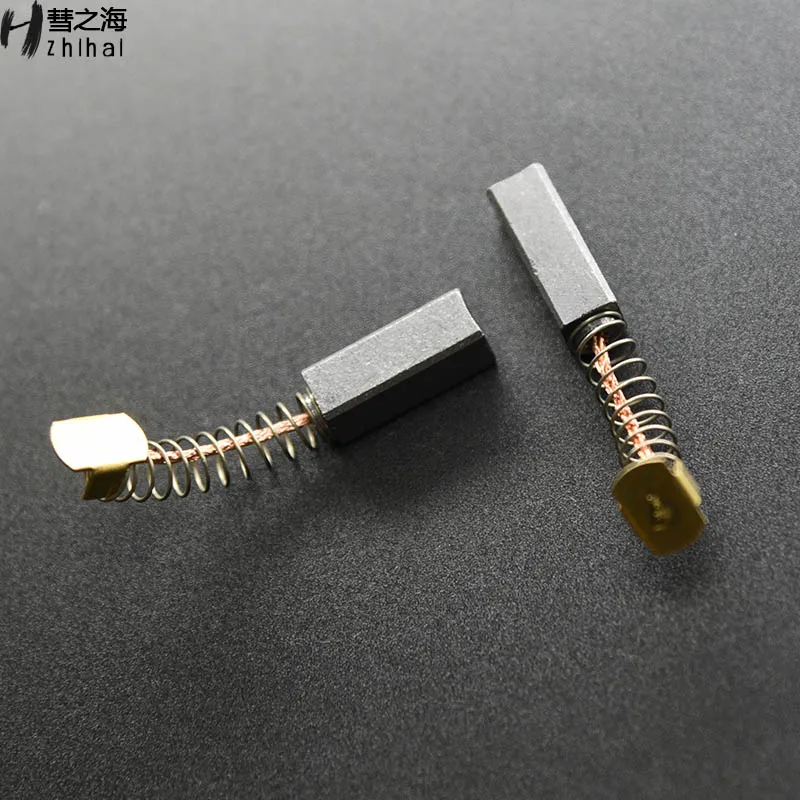 

10PC 902 copper-containing DC motor 6 * 7 * 18 spring carbon brush general wear-resistant specifications support customization