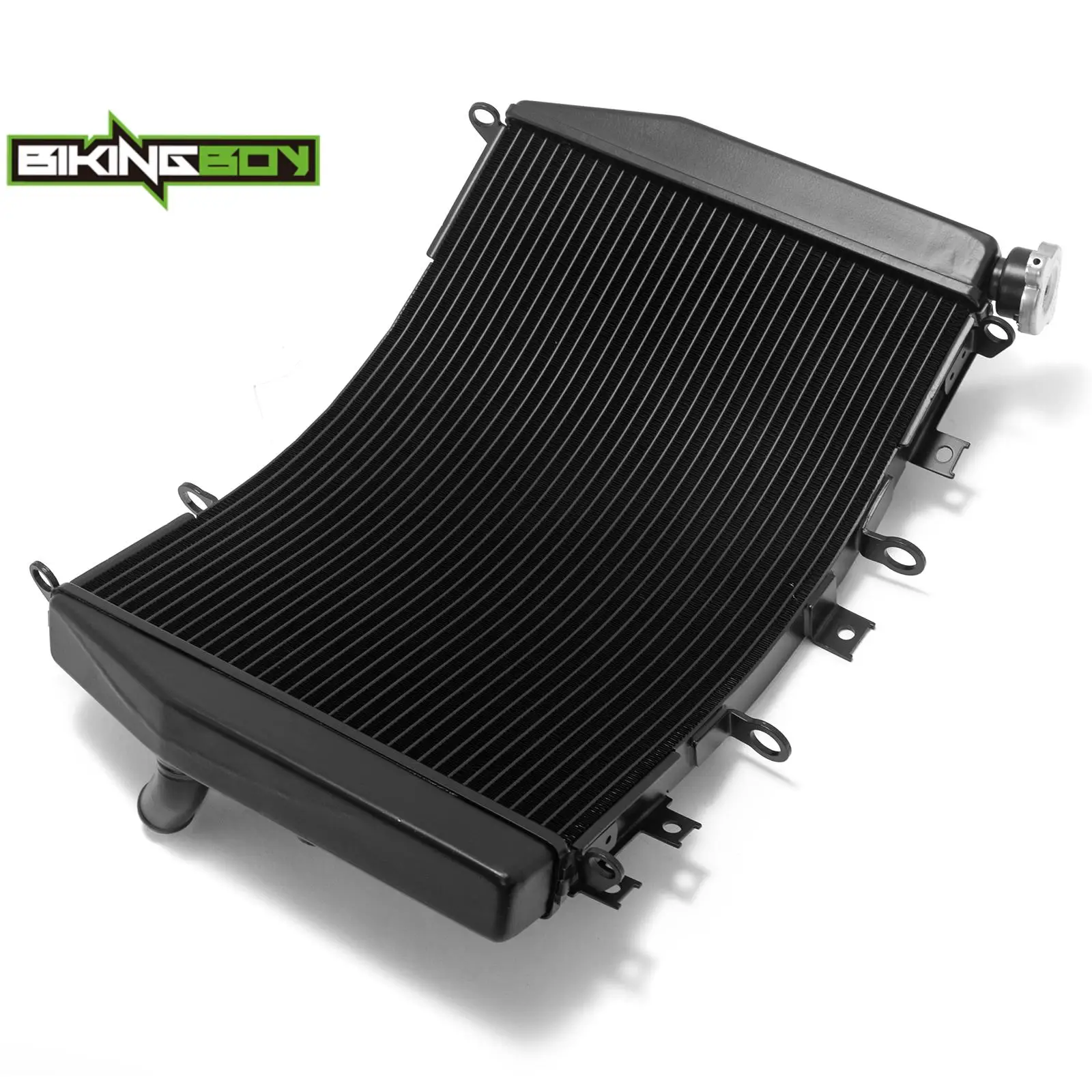 BIKINGBOY For Kawasaki Ninja ZX9R 98 99 00 01 02 03 ZX-9R Engine Radiator Cooling Water Cooler ZX900 Aluminium Alloy