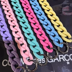 Cadena de acrílico esmerilado para bolsos, paquete de accesorios con correa para el hombro, bolso cruzado, Correa portátil para axilas, desmontable, 65CM, 36CM