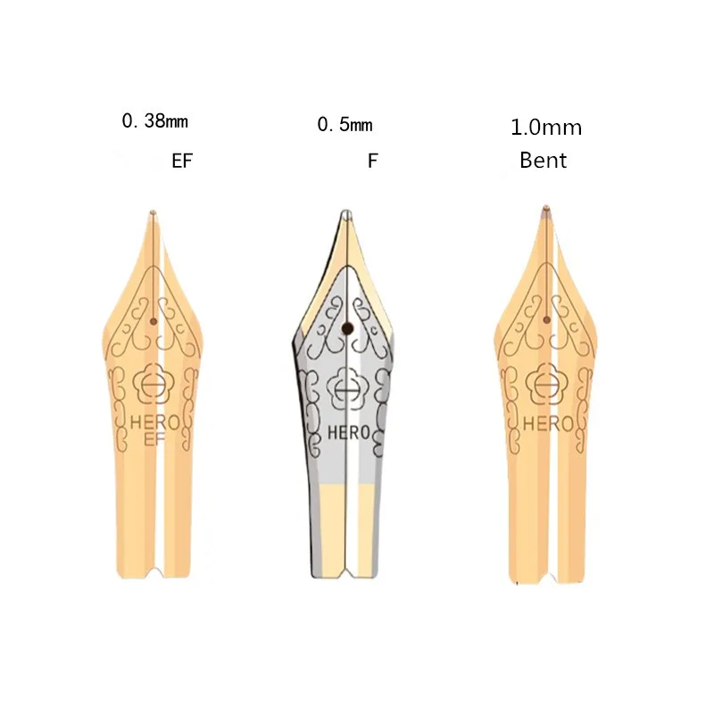 5pcs #26mm Nib F EF Nib for Fountain Pen Ink Pen Business Stationery Office School Supplies Writing Gift