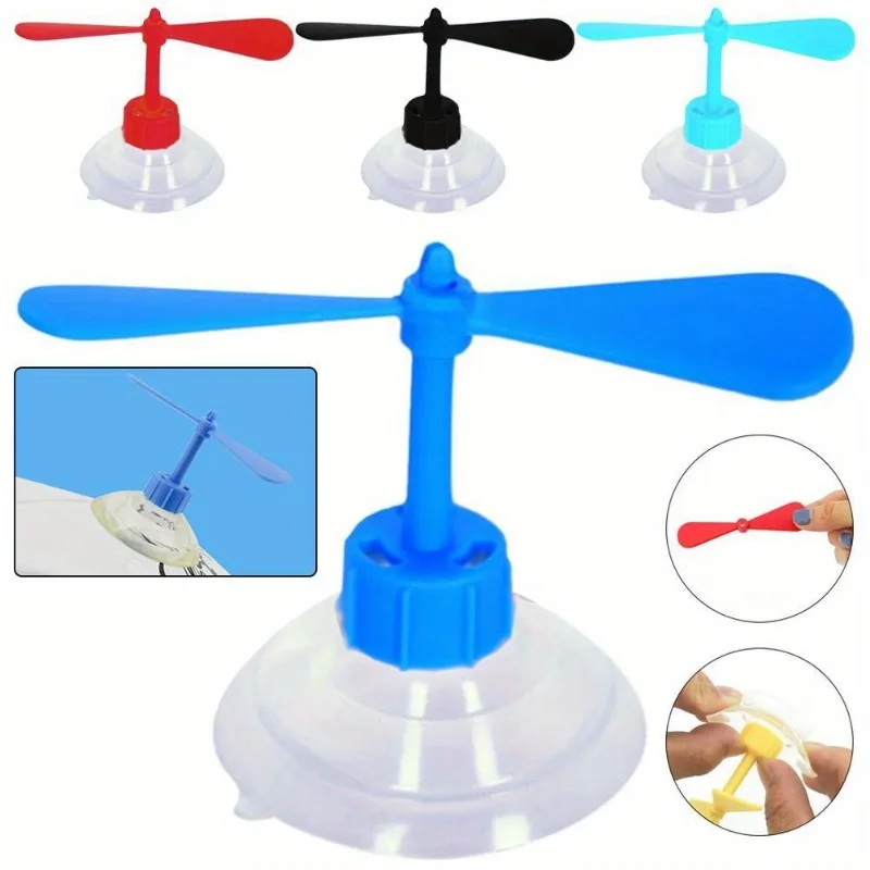1Pc Motorcycle Helmet Suction Cup Propeller Fan Decoration Bike Accessories for Motorcycle