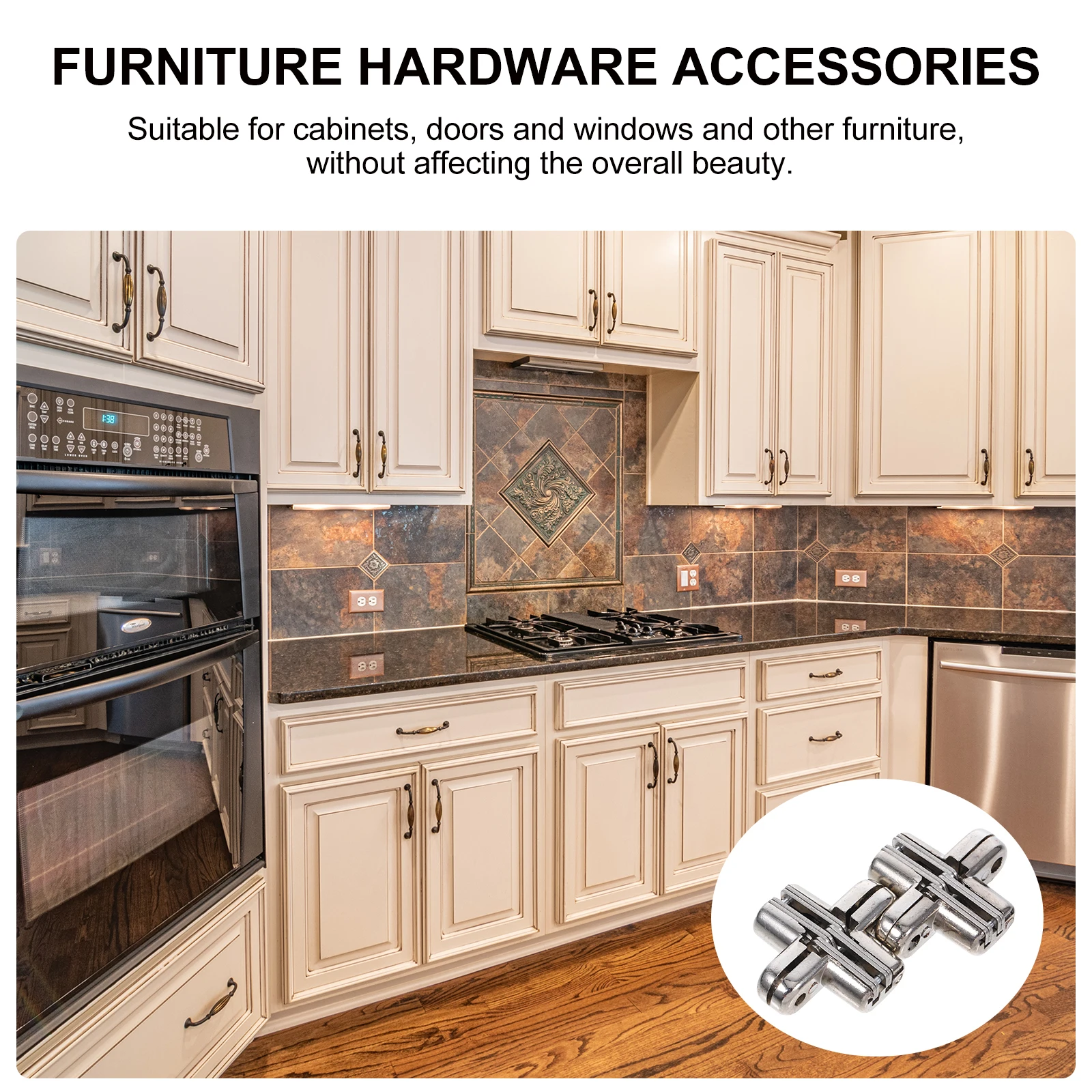 

2pcs Cross Hinge Zinc Alloy Small Metal Hinges Replacement Barn Door Silver Cabinet Furniture Hardware Hidden Smooth