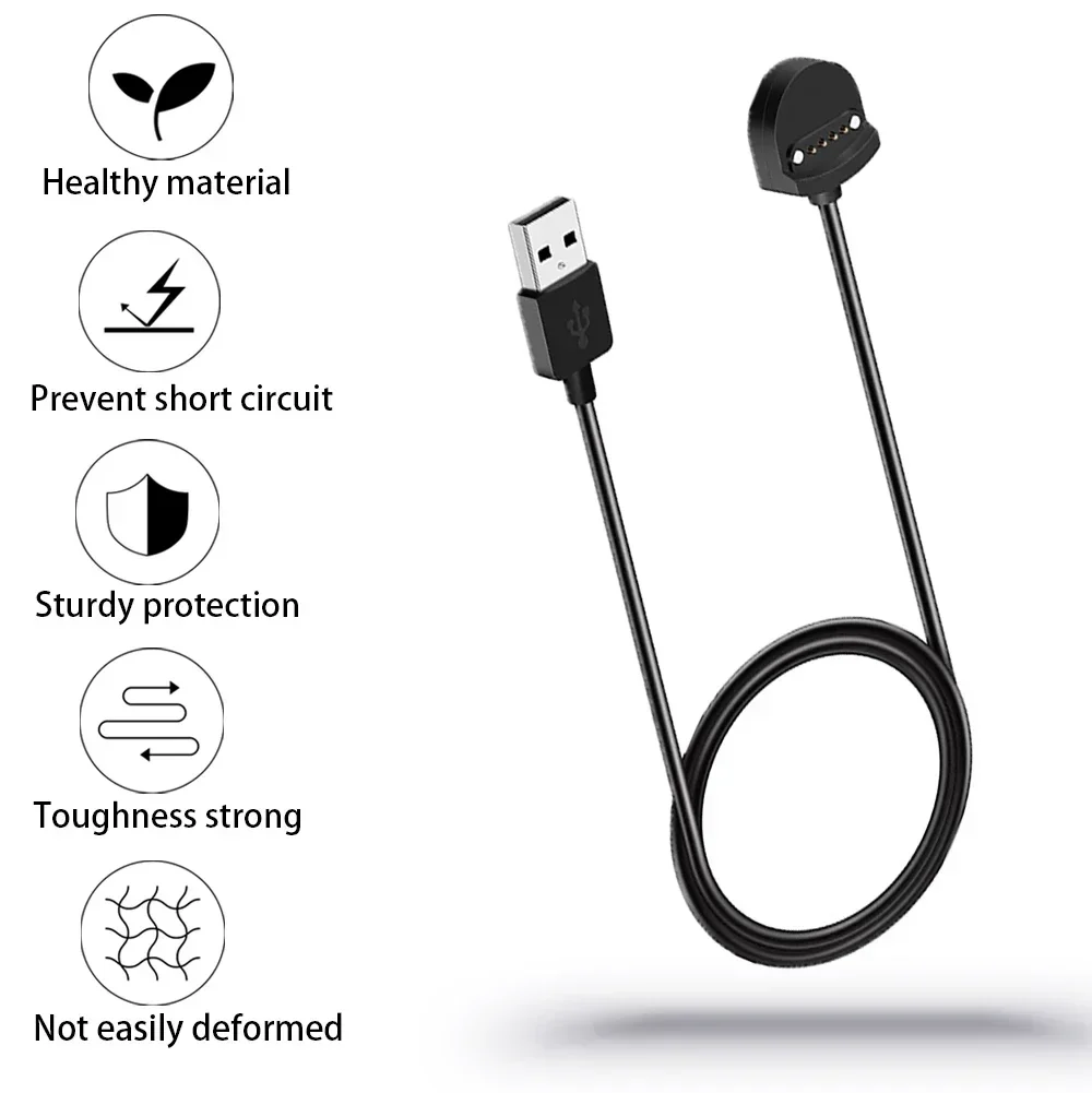 Магнитный зарядный кабель для смарт-часов Ticwatch E/S, сменный портативный адаптер для быстрого USB-зарядного устройства, аксессуары