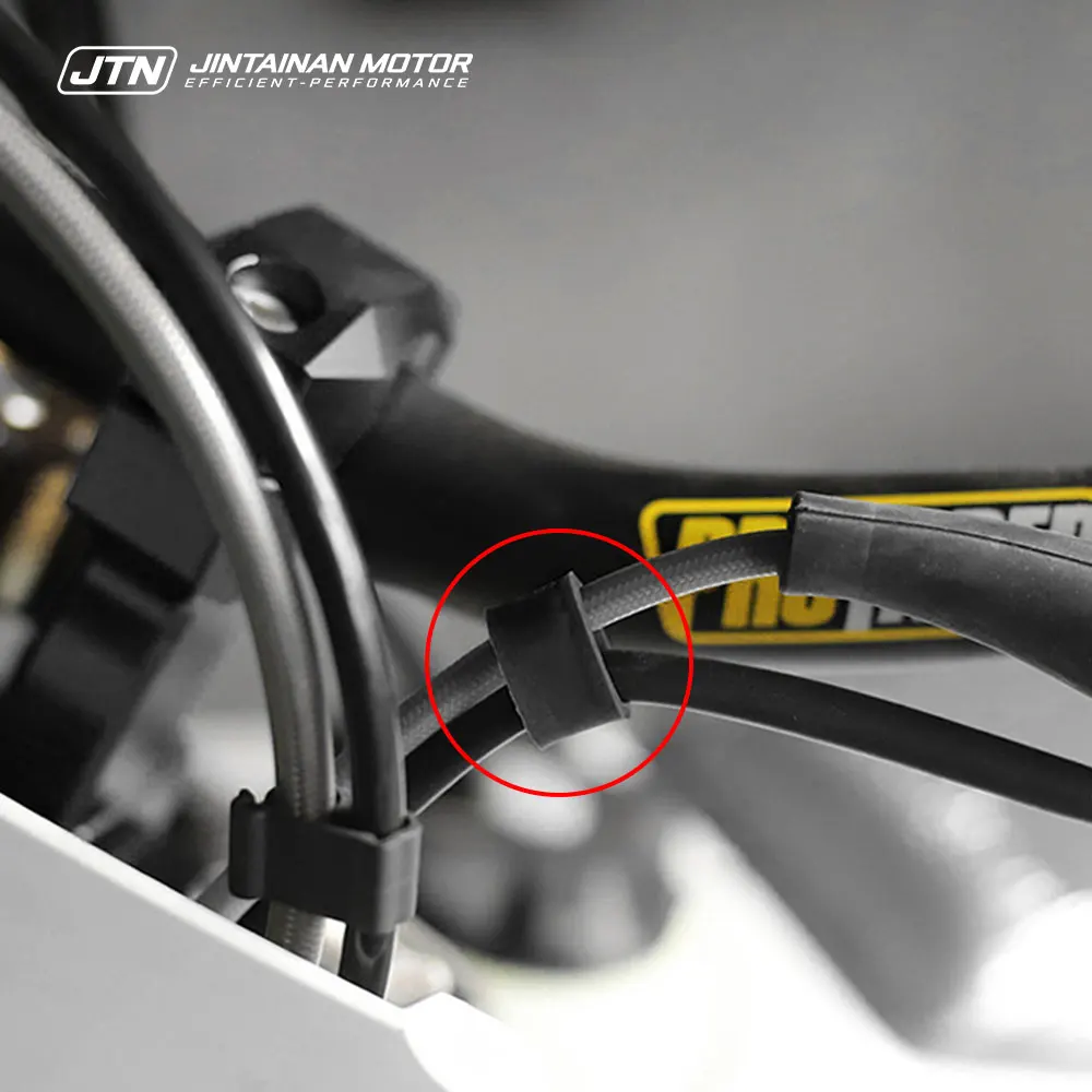 Silicone Stretch For BMW R NINE T R12 NINE T UNIVERSAL Motorcycle Cable Securing Ties Motorcycle Accessories