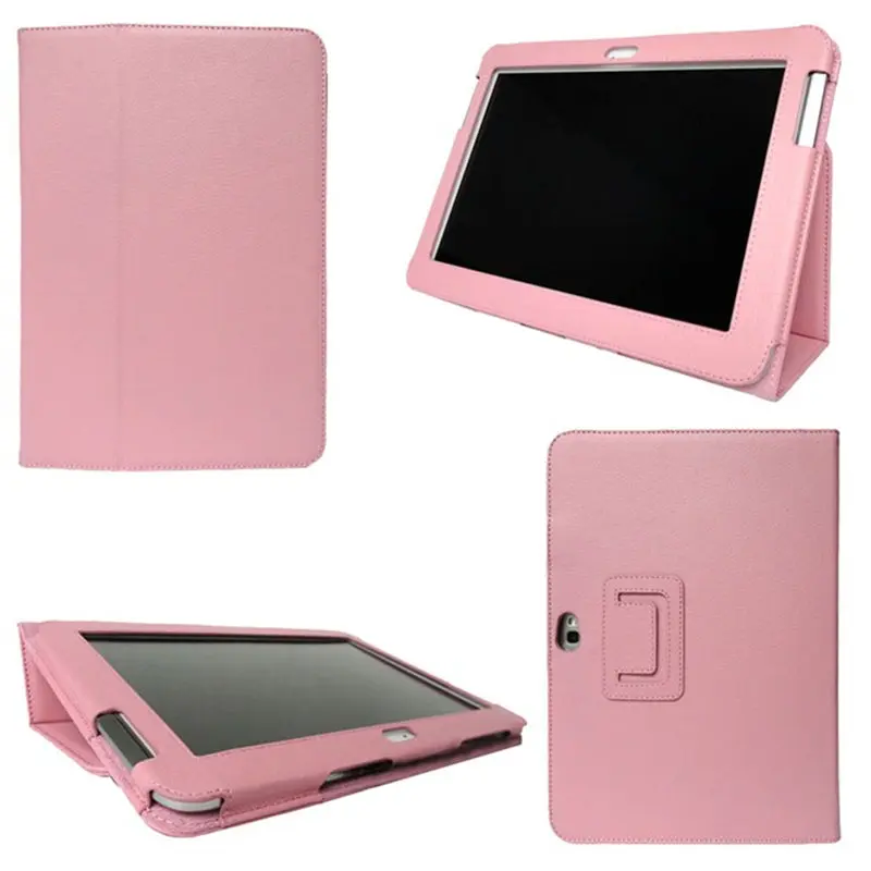 Magnet Pu Leather Stand Cover Case For Samsung Galaxy Note 10.1 GT N8000 Tablet N8010 N8013 N8020 Folio Flip Book Case