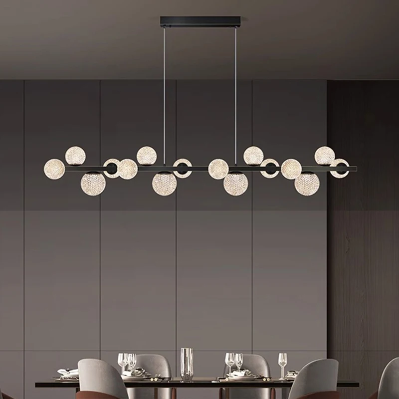 Contemporary Indoor Ceiling Pendant Chandelier Lights, Stylish Hanging Pendant Lamps, Multi-scene Decor Illumination for Dining