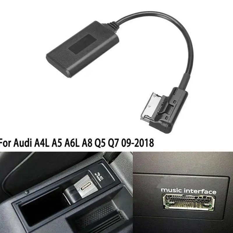 

AMI MMI MDI Wireless AuxBluetooth-compatible Adapter Auto Audio Cable forAudi Q5 A5 A7 R7 S5 Q7A6 L A8L2008-2012 Car Accessories