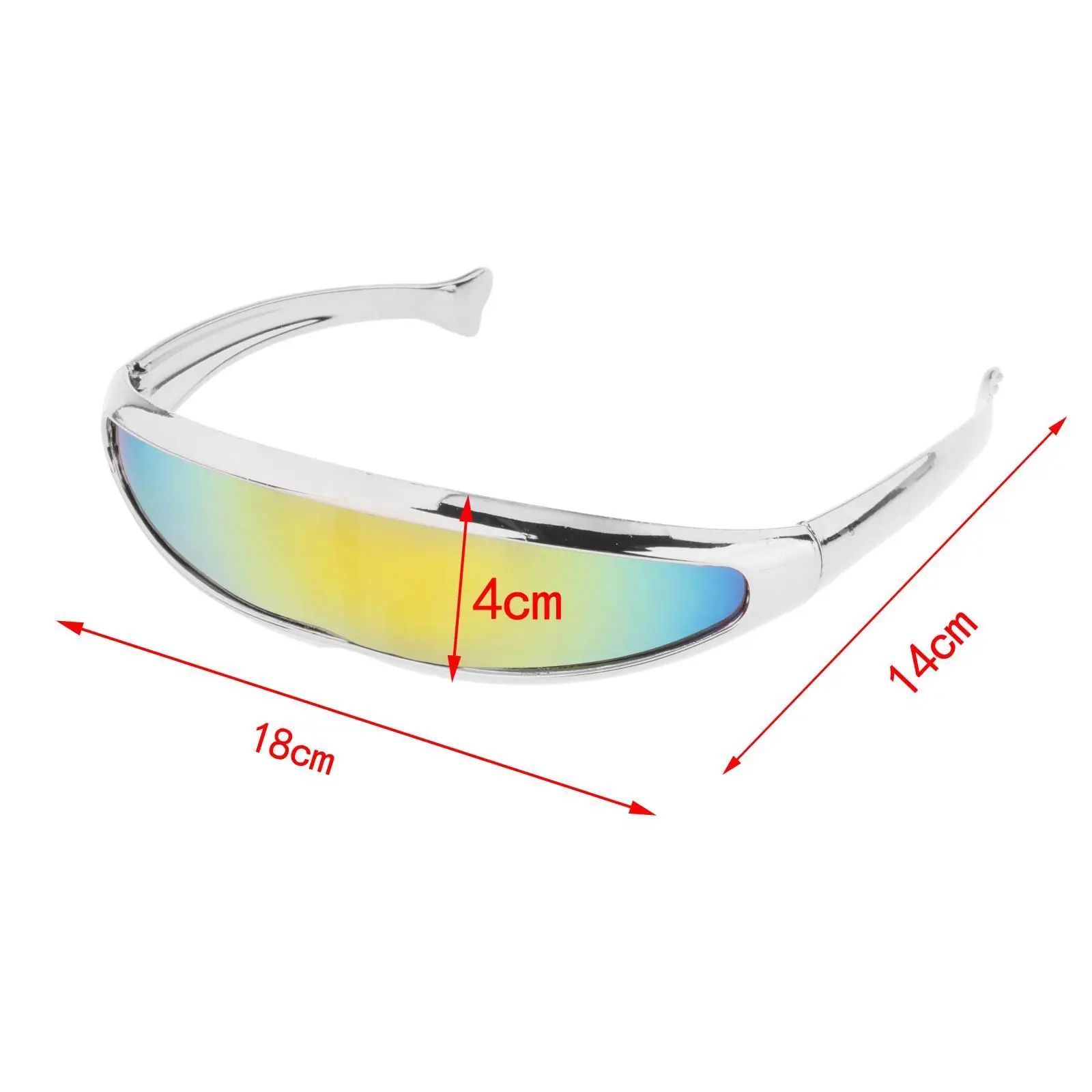 Fashion Visor Sunglasses Sun Glasses Cosplay Glasses Eyewear Girls