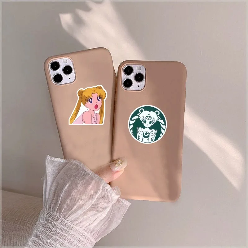 50pcs Sailor Moon Kawaii Stickers Cartoon Anime Derivative Peripherals Cute Sticker Notebook Water Glasses Decoration Gifts New view 5