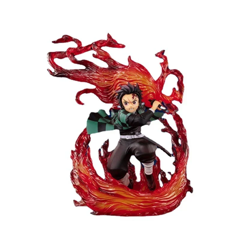 Anime Demon Slayer  Kimetsu No Yaiba Anime Figure Figuarts Zero Tanjiro Kamado Hinokami Kagura Action Figure Figurine Model Gift