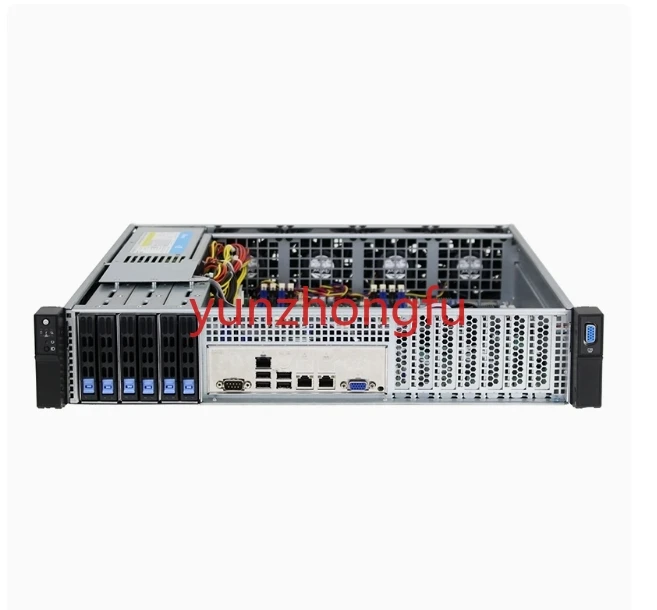 Ultra Short 2U 430MM Depth Rack Server Case With 6x2.5inch SSD Bays Support E-ATX 12*13