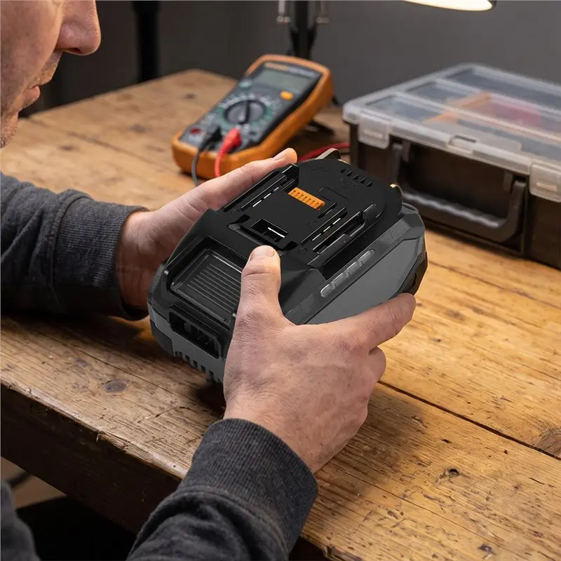 PORK-For 10X21700 Battery Case Li- Battery Charging Full-Featured Protection Board For Power Tools