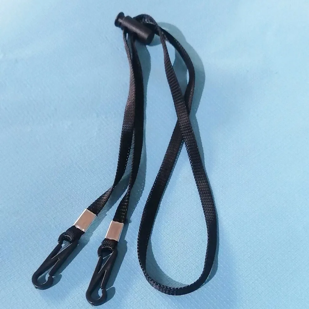 Long Multi-function Adjusting Rope Fisherman Hat Straw Mask Chain Nylon Neck Strap Lariat Lanyard Necklace Adjustable