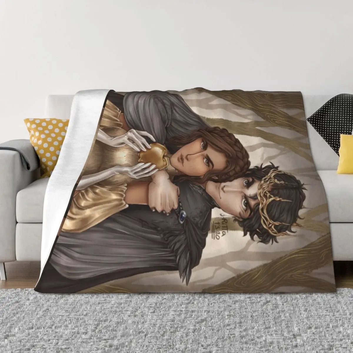 

Jude and Cardan Throw Blanket Stuffeds for sofa Multi-Purpose Blankets Sofas Of Decoration Blankets