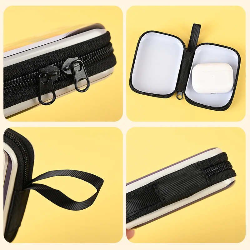 Creative Tinplate Rectangle Wallet Small Change Bag