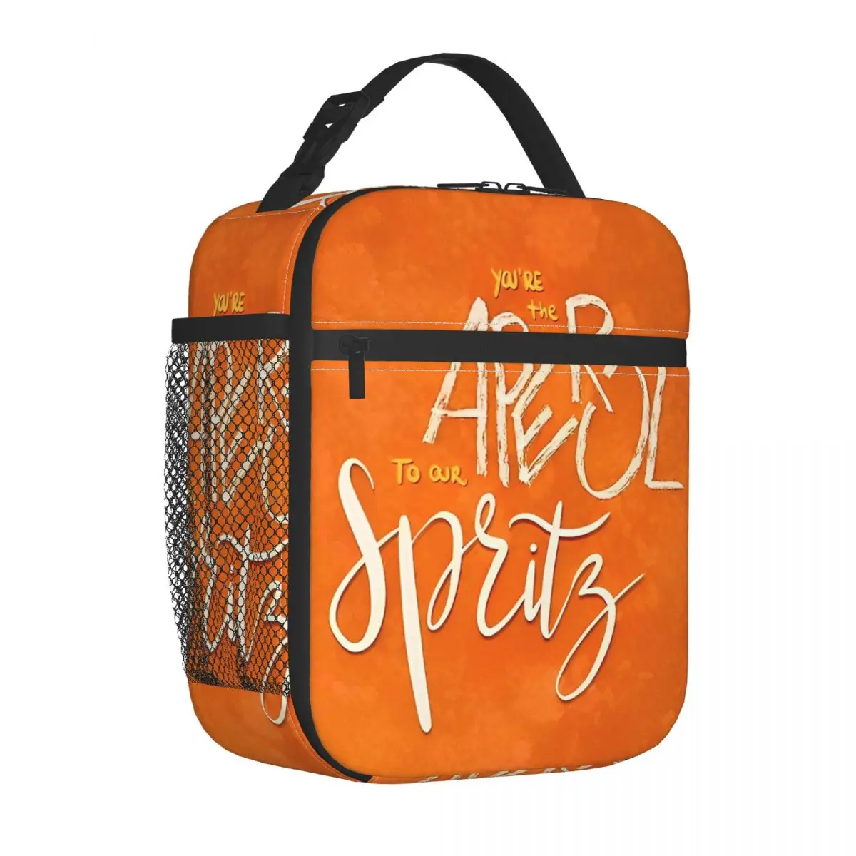 

Aperols Spritz Insulated Lunch Bag Cooler Bag Reusable Lunch Container Portable Tote Lunch Box for Men Women Office Picnic