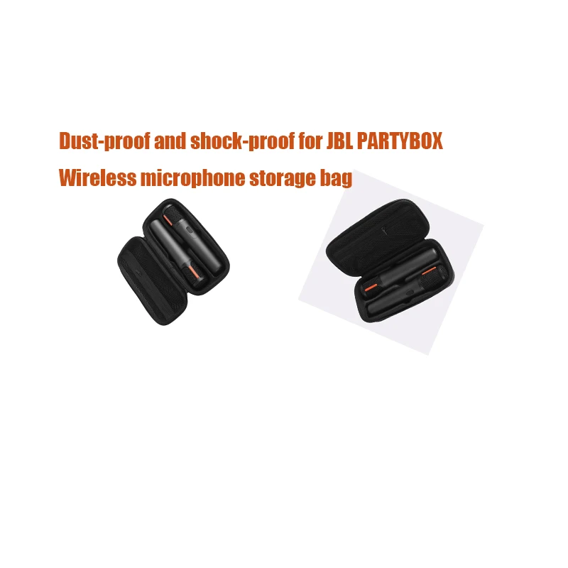 Dust-proof and shock-proof for JBL PARTYBOX Wireless microphone storage bag