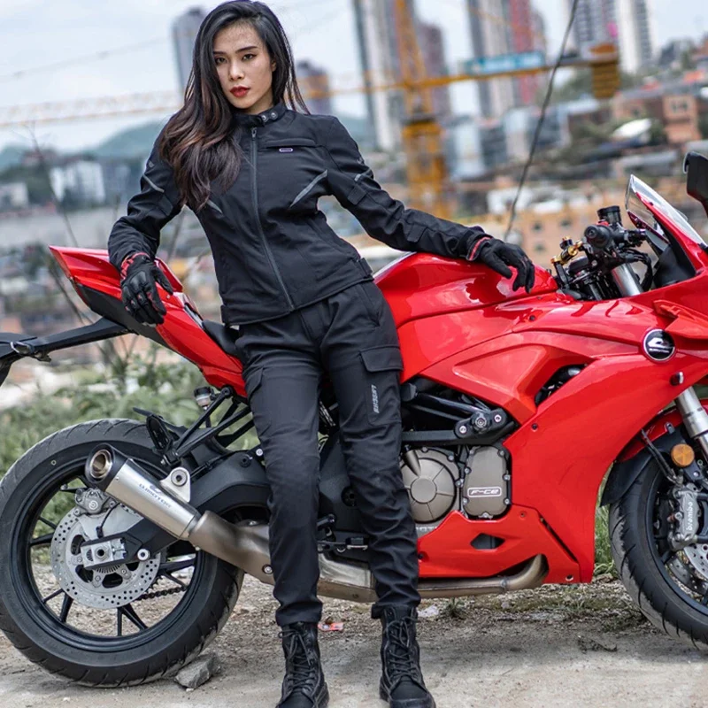 Lychy jaket bersepeda wanita, setelan Universal empat musim gugur dan musim dingin, jaket sepeda motor hangat anti-jatuh tahan angin