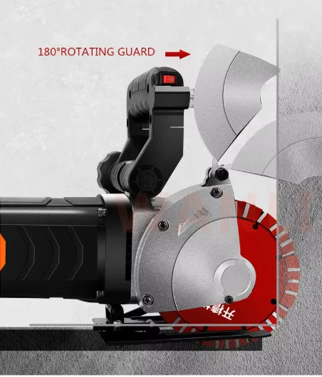 6800w Circular Sawing Machine Laser Positioning Slotting Machine Concrete Wall Electric Sawing Machine Cutting Tool