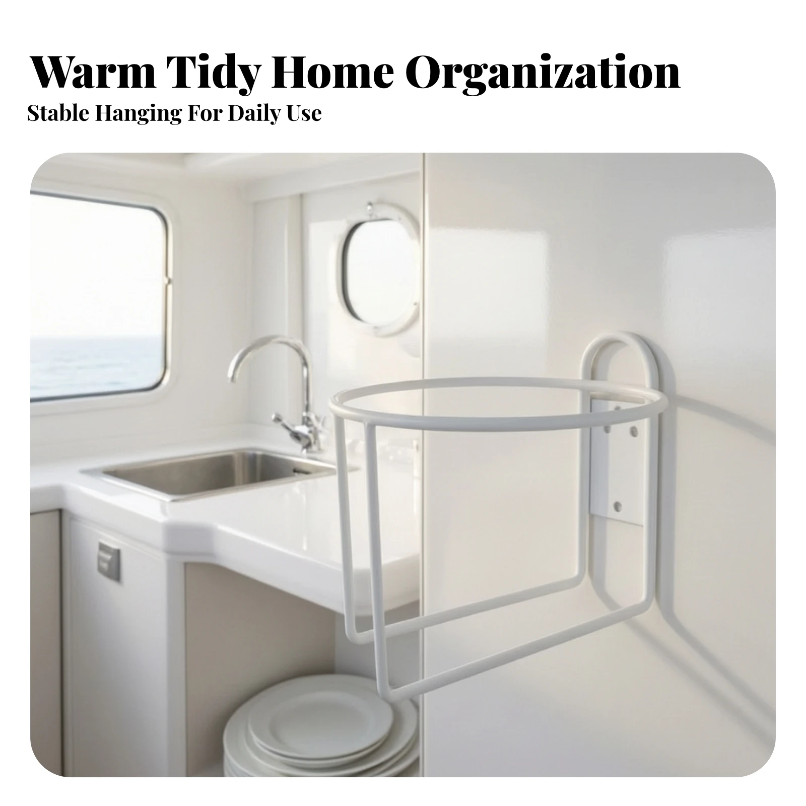Wall Storage Basket with Screws Sturdy Wall-Mounted Basket Hanging Wire Organizer Long-Lasting Multi-Purpose for Kitchen