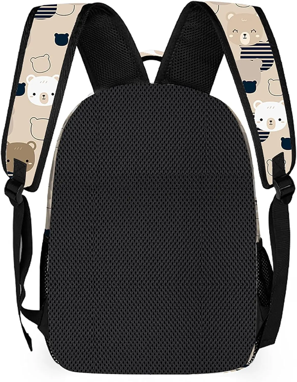 Ransel Beruang Kartun, Tas Laptop Ringan Tahan Lama Tas Daypack Cetak 3D Dengan Banyak Saku, Ransel Bahu Bergaya