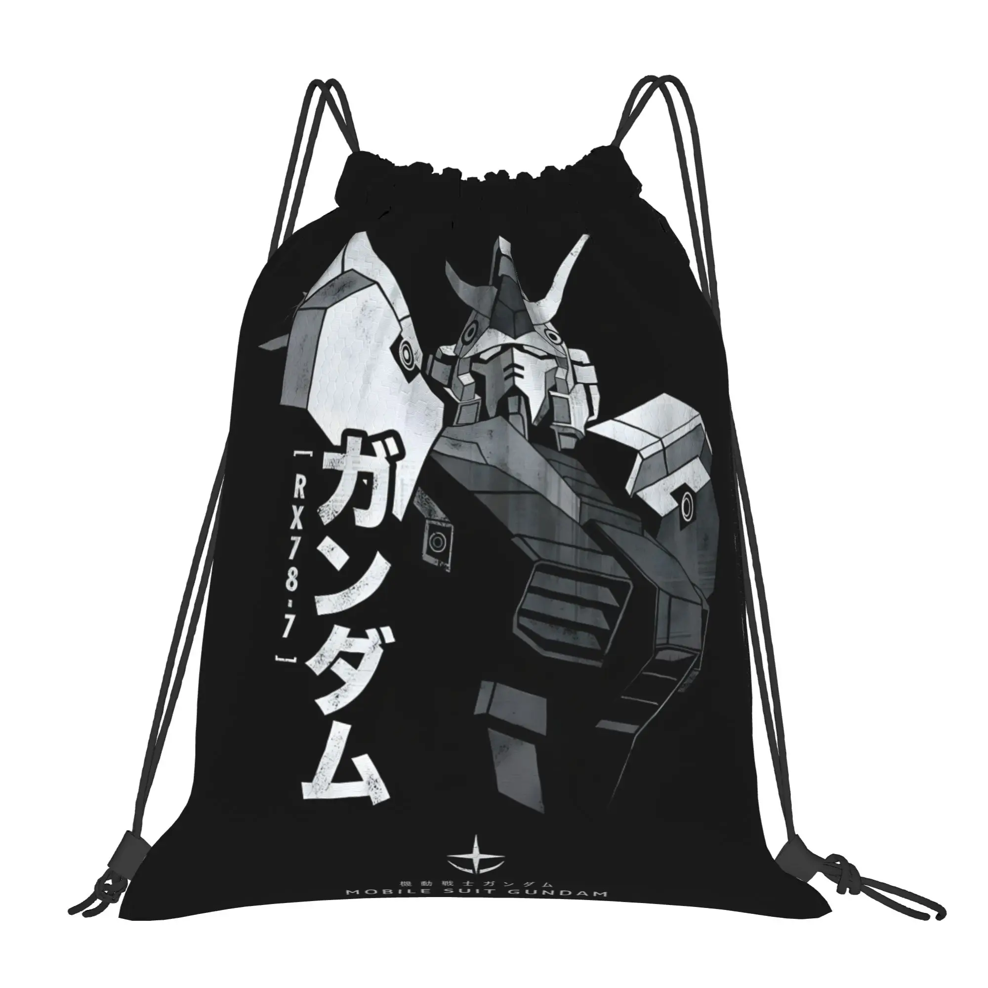 1 pc GUNDAM  Portable Travel Drawstring Bags Storage Backpacks