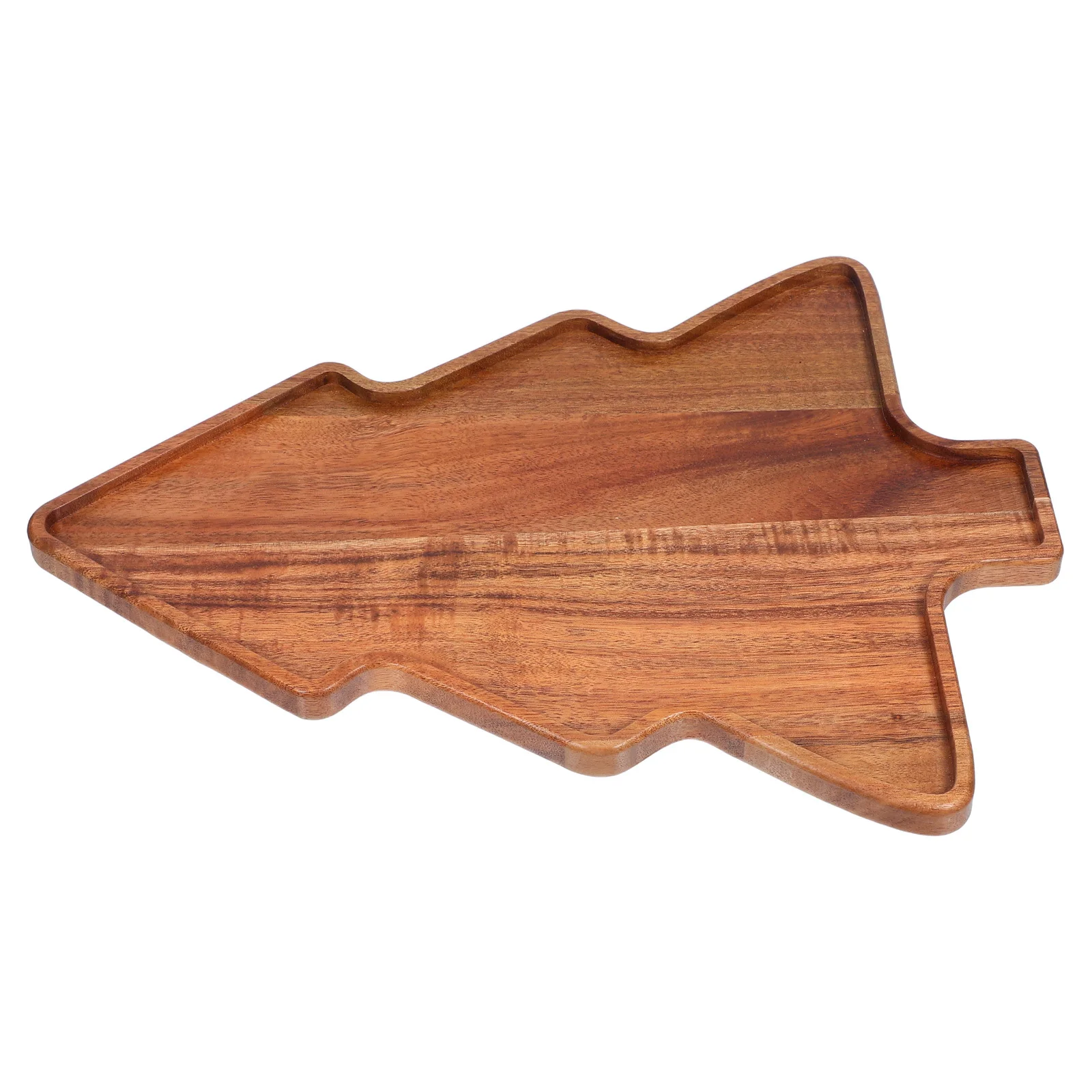 

Christmas Tree Serving Tray Acacia Wood Holiday Snack Dessert Candy Platter Xmas Party Serving Christmas Tree Plate