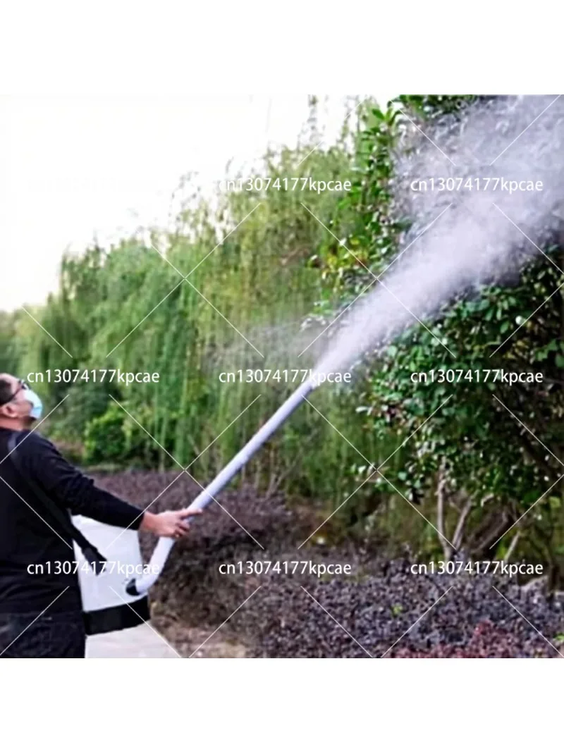 Electric Portable Battery Dry Powder Sprayer Agricultural Lime Duster for Farm Use
