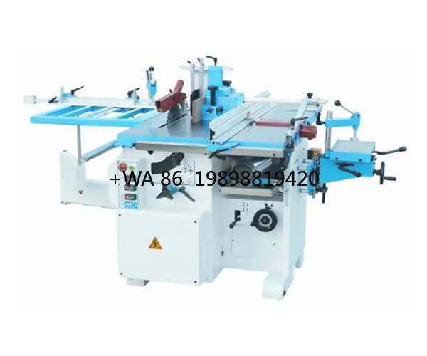 300mm Carpentry Universal Wood Combined Woodworking Circular Panel Saw Planer Thicknesser Driller Mortiser Moulder Machine