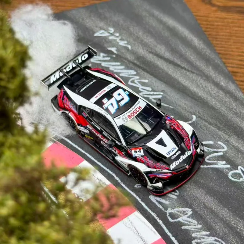 MINIGT 1/64 NSX GT500 # 64-legering speelgoedmotorvoertuig gegoten metalen modelgeschenken